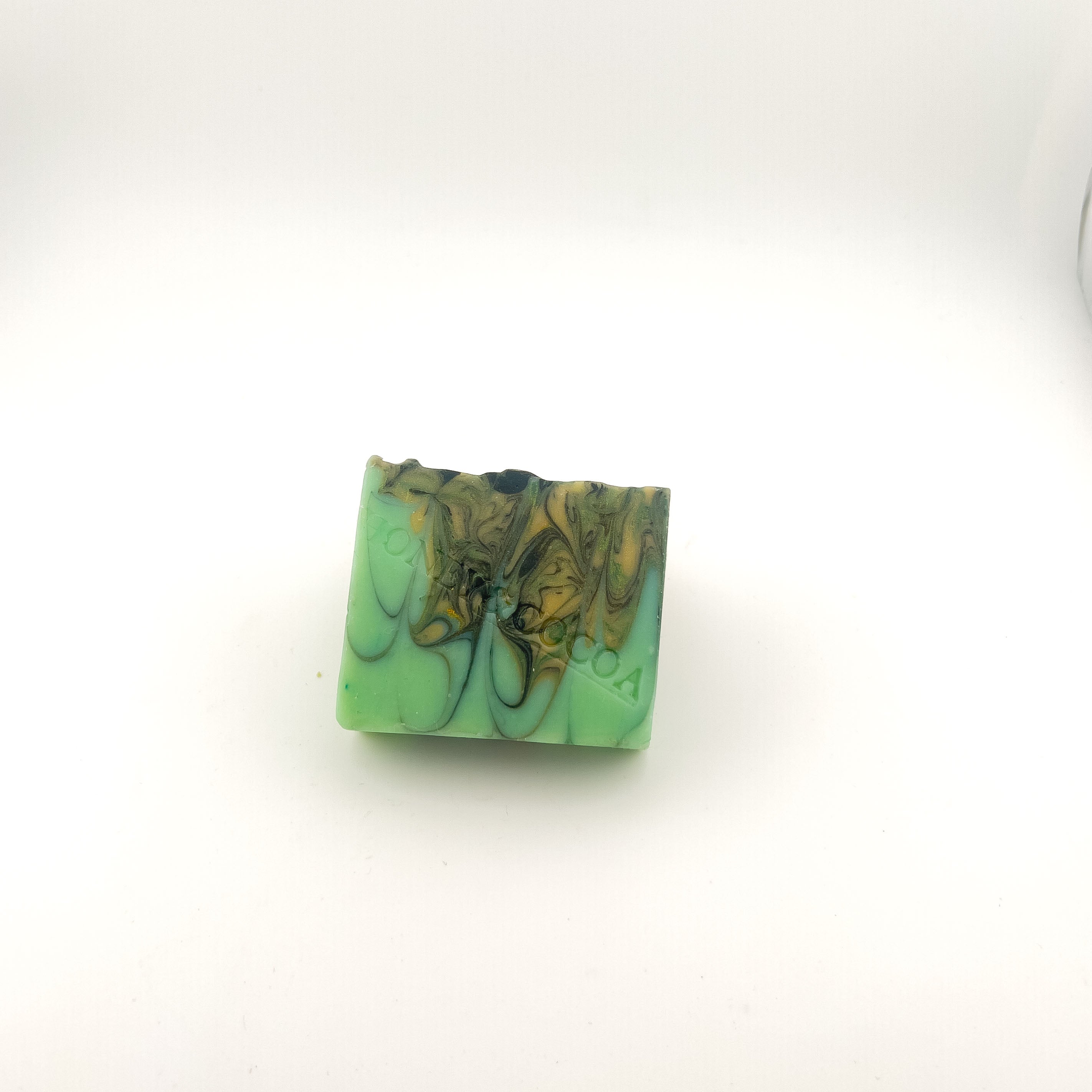 2-Pack Sage Charcoal Artisan Soap With Soap Saver