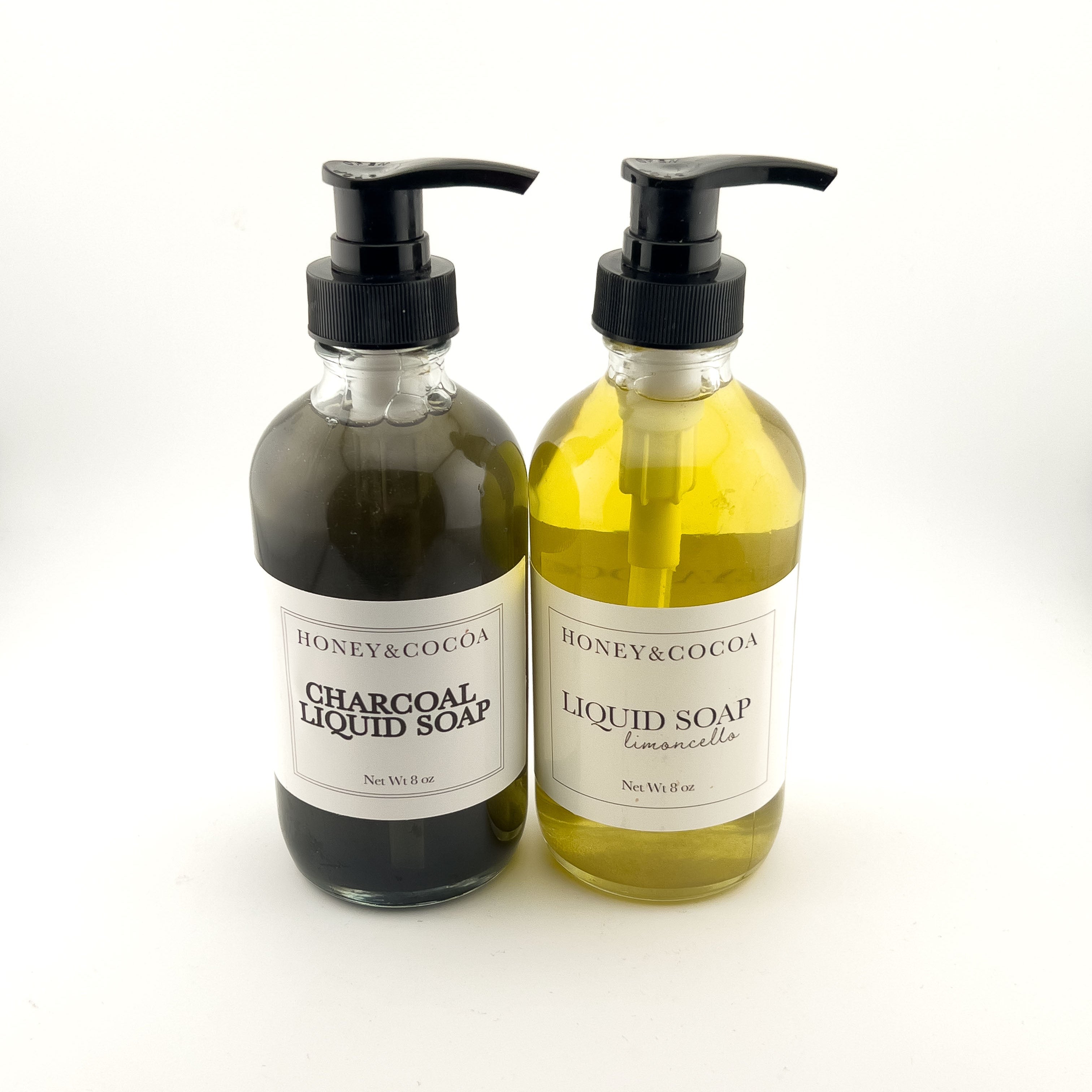 Liquid Soap Charcoal Duo